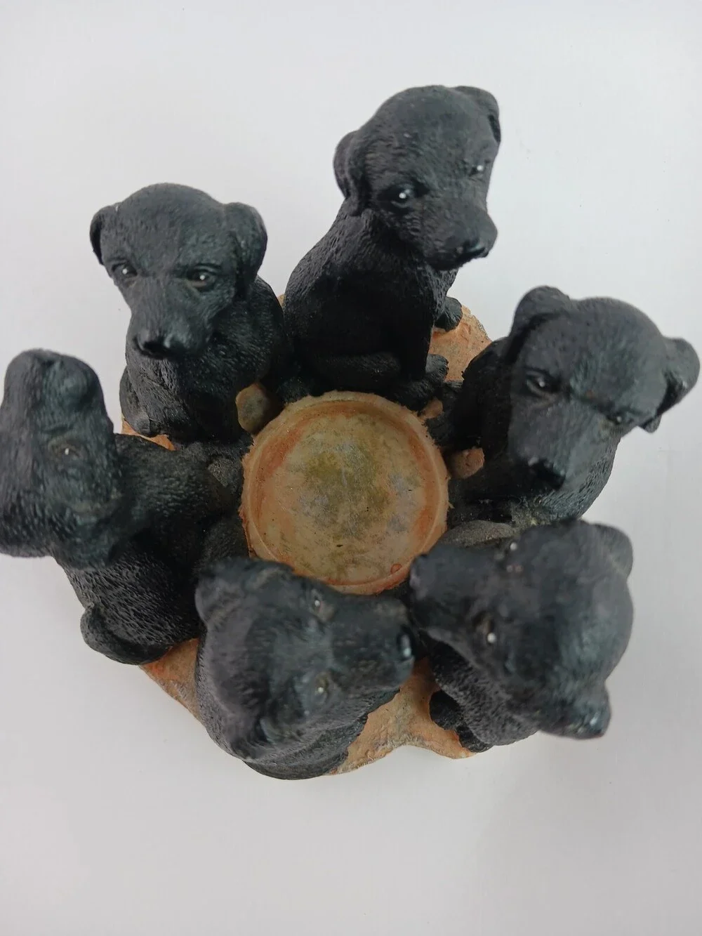 Black Lab Circle Votive Candle Holder Continental Creations #P608 S6328
